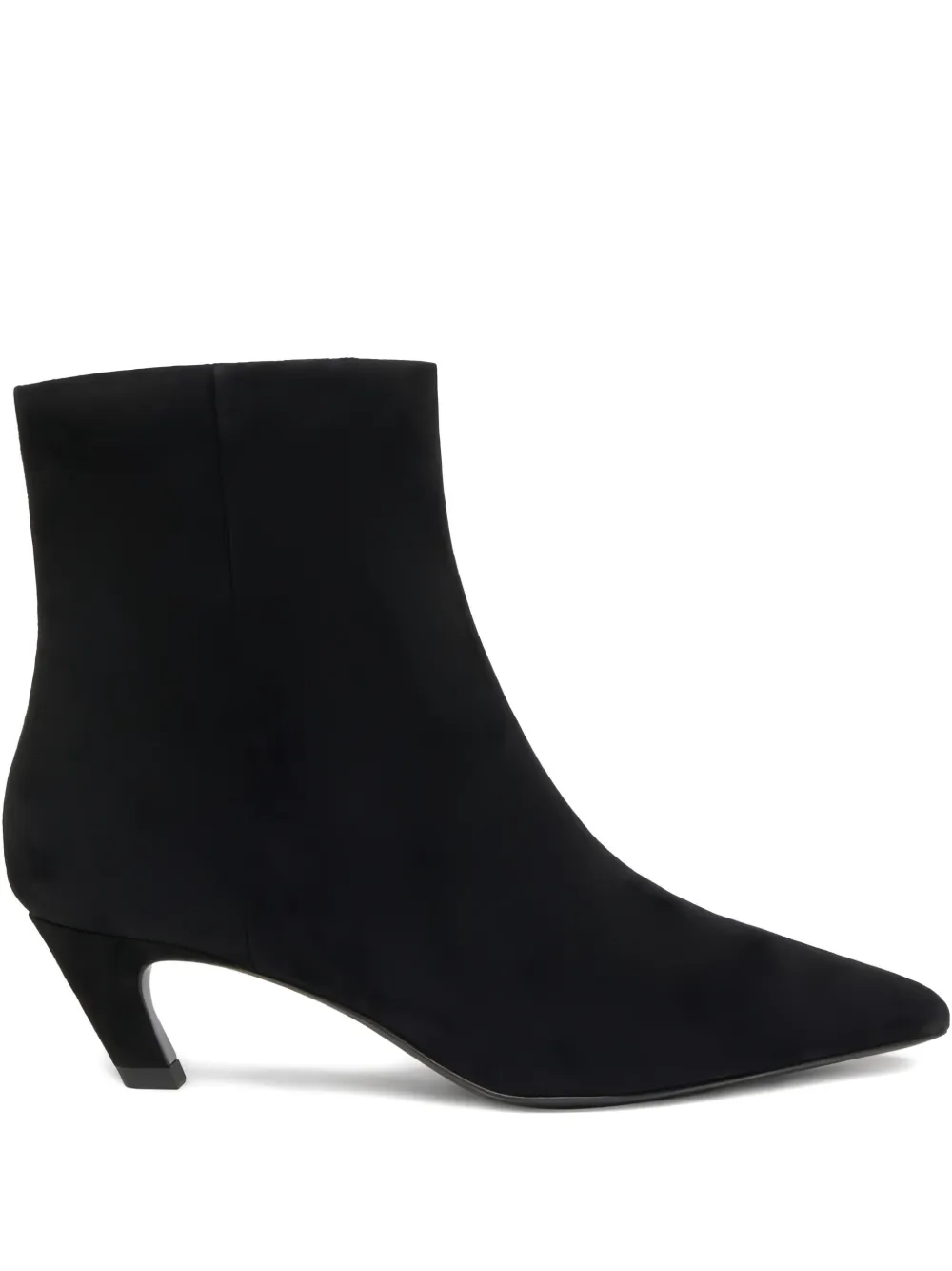 Ash 50mm Vicky Pointed-toe Ankle Boots In Black