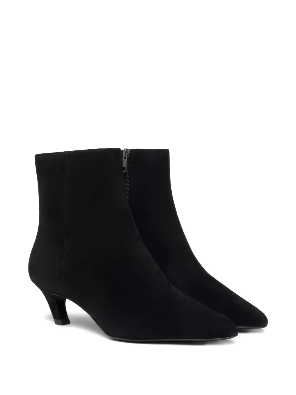 Ash 50mm Vicky Pointed-toe Ankle Boots In Black