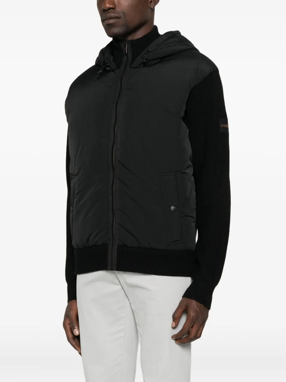  Boss Hooded Jacket - Black 