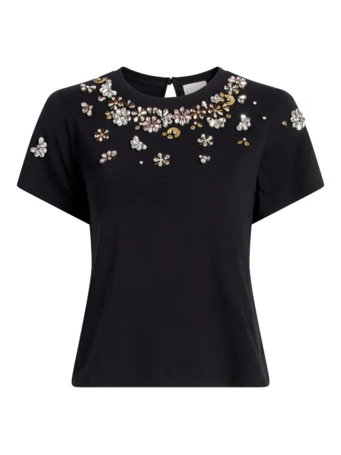 Cinq A Sept embellished-flowers T-shirt