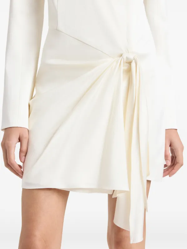 mini backless satin dress Ayla Satin Mini Dress