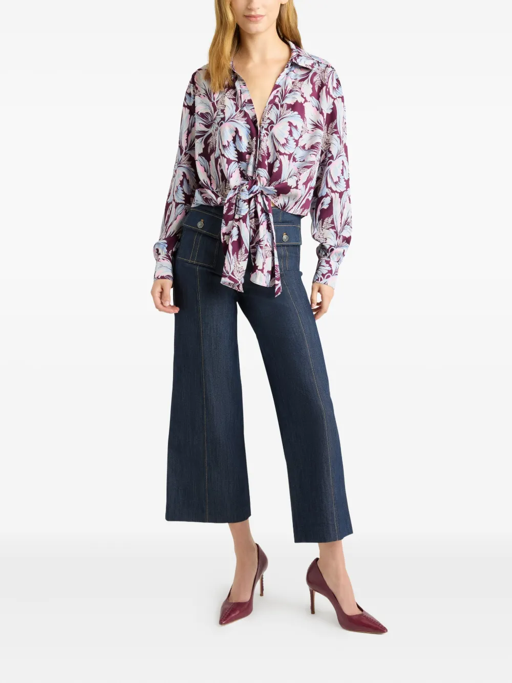 Cinq A Sept Tulip Marianna top - Paars