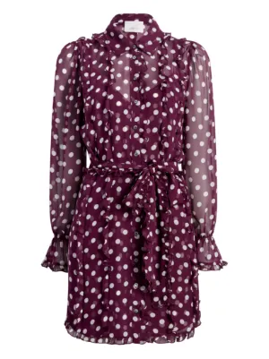 Cinq A Sept Polka Dot Mini Dress | Red | FARFETCH