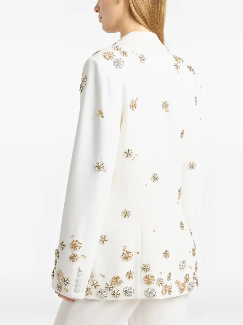 Cinq A Sept Karlie blazer met bloemenprint Wit