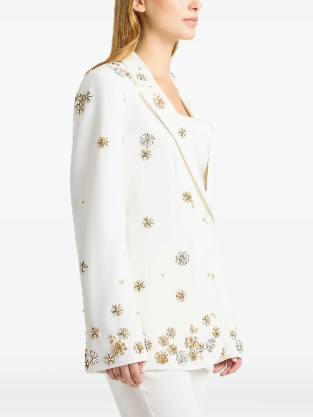 Cinq A Sept Karlie blazer met bloemenprint Wit