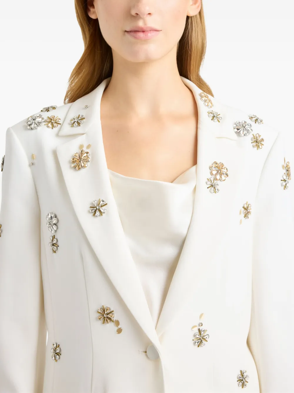 Cinq A Sept Karlie blazer met bloemenprint Wit