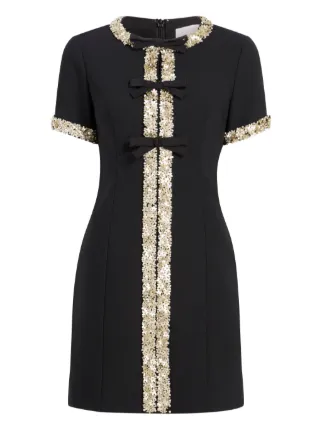 Cinq A Sept Maelle Embellished Mini Dress | Black