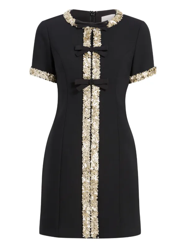 cinq a sept black mini dress Cinq A Sept Women's Elina Mini Dress - Black main image 1