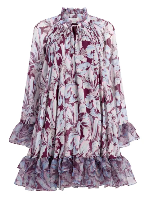 Cinq A Sept Cairette ruffled tulip mini dress