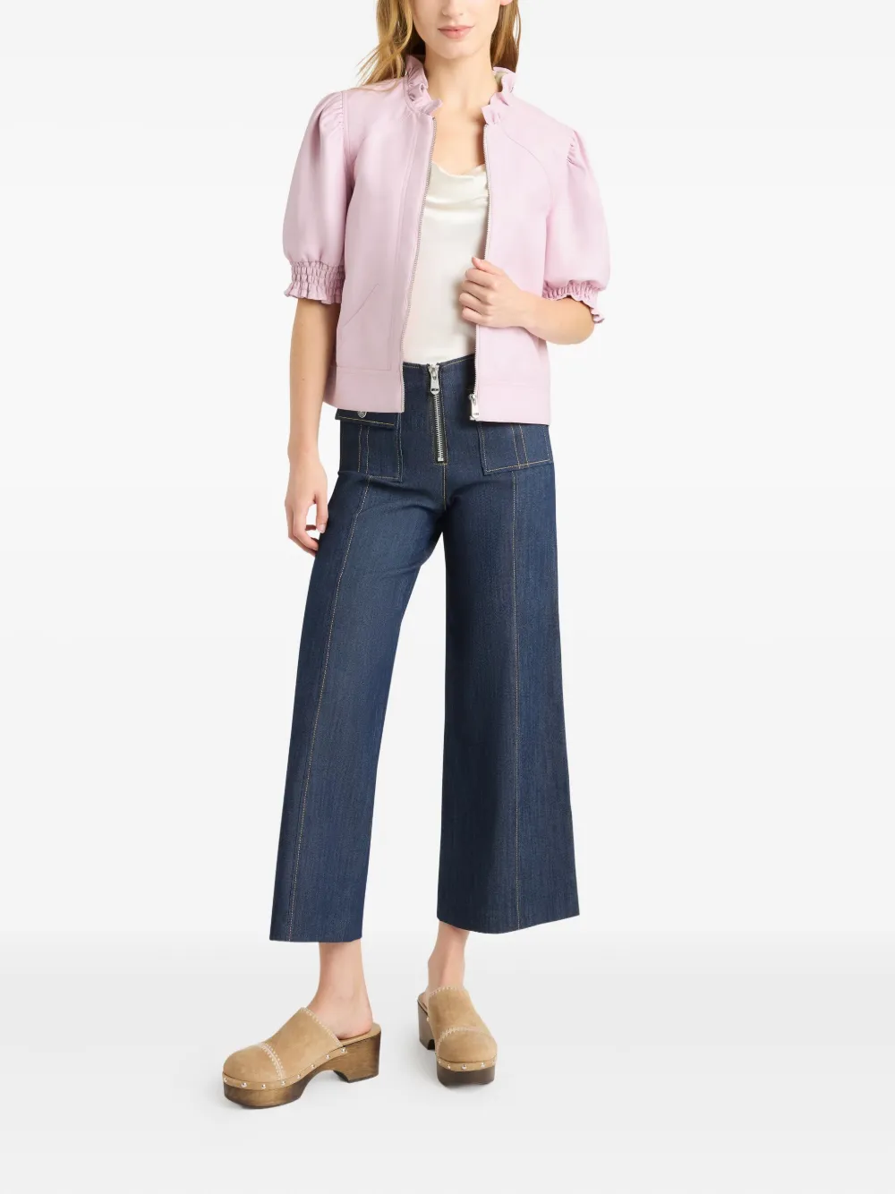 Anabella Ruffled Sleeve Jacket