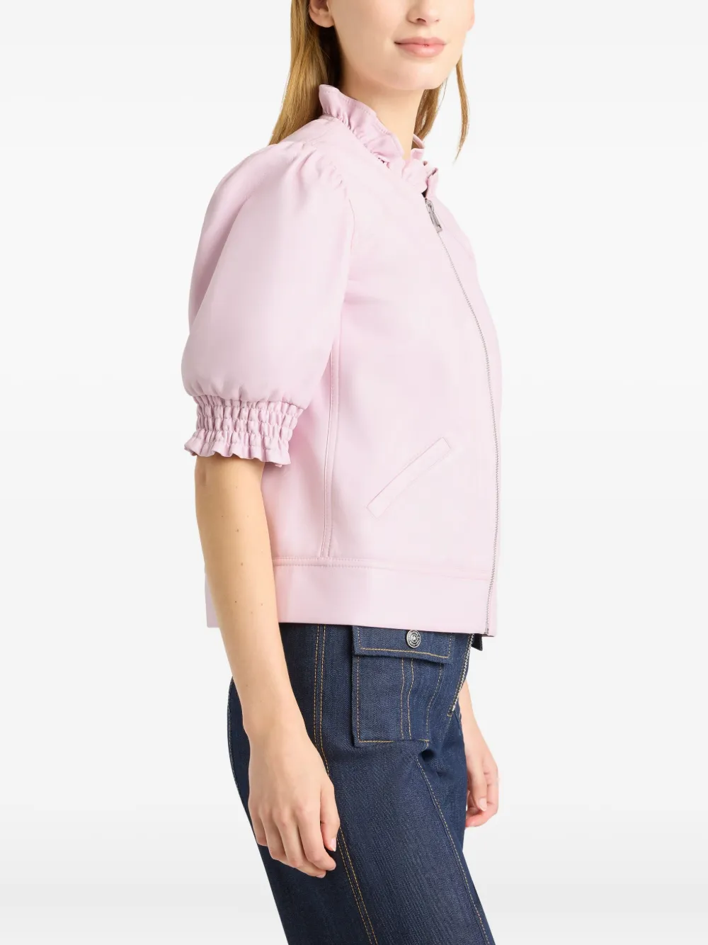 Anabella Ruffled Sleeve Jacket