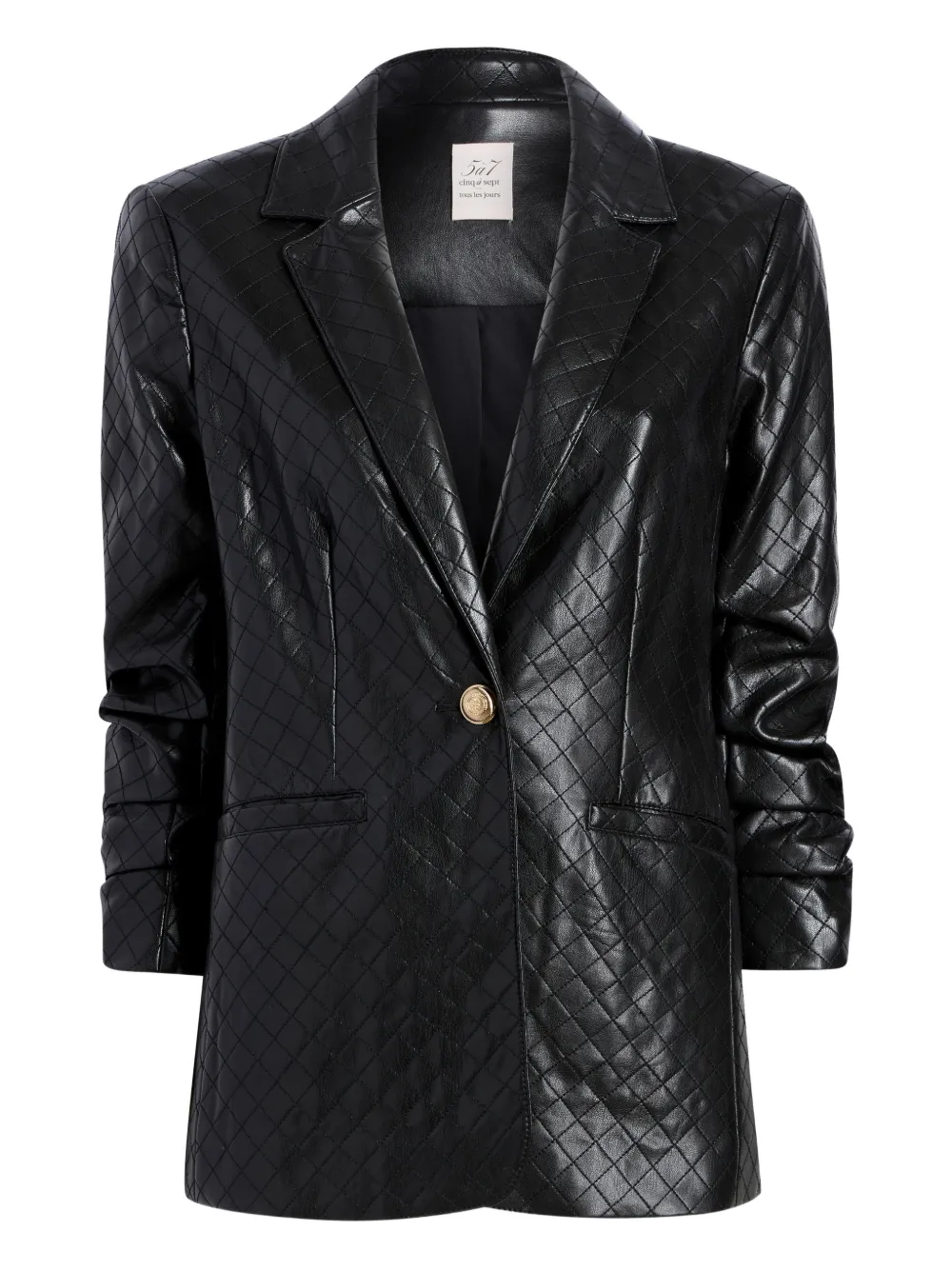 Cinq A Sept Khloe quilted blazer - Black