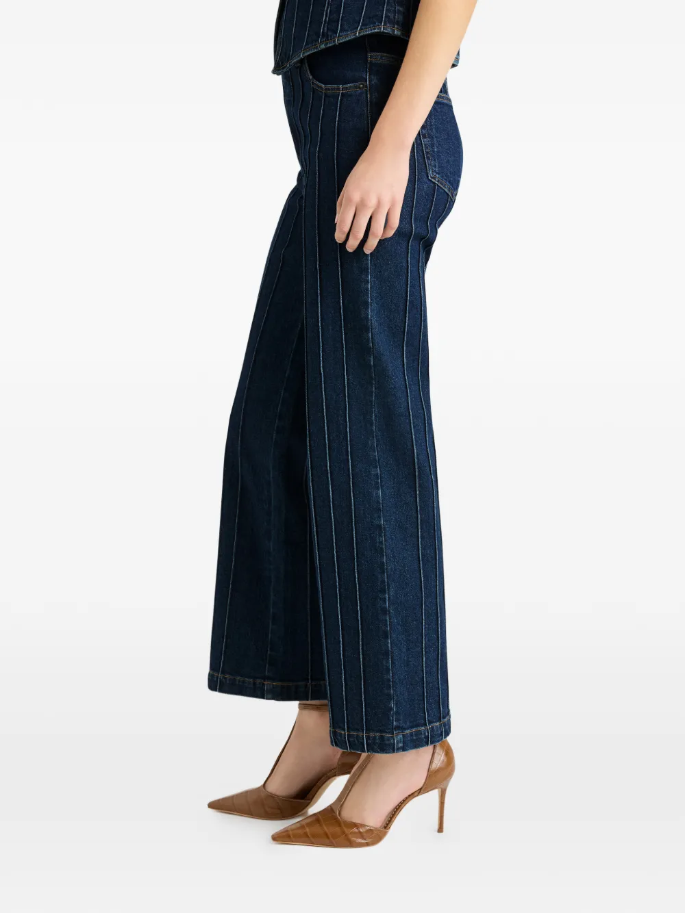  Cinq A Sept Camen Pintuck Jeans - Blue 
