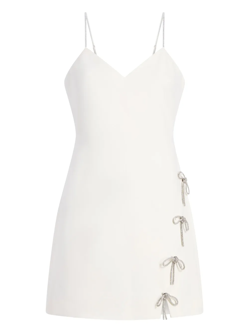 Cinq A Sept Abito Rella con fiocchi - Bianco