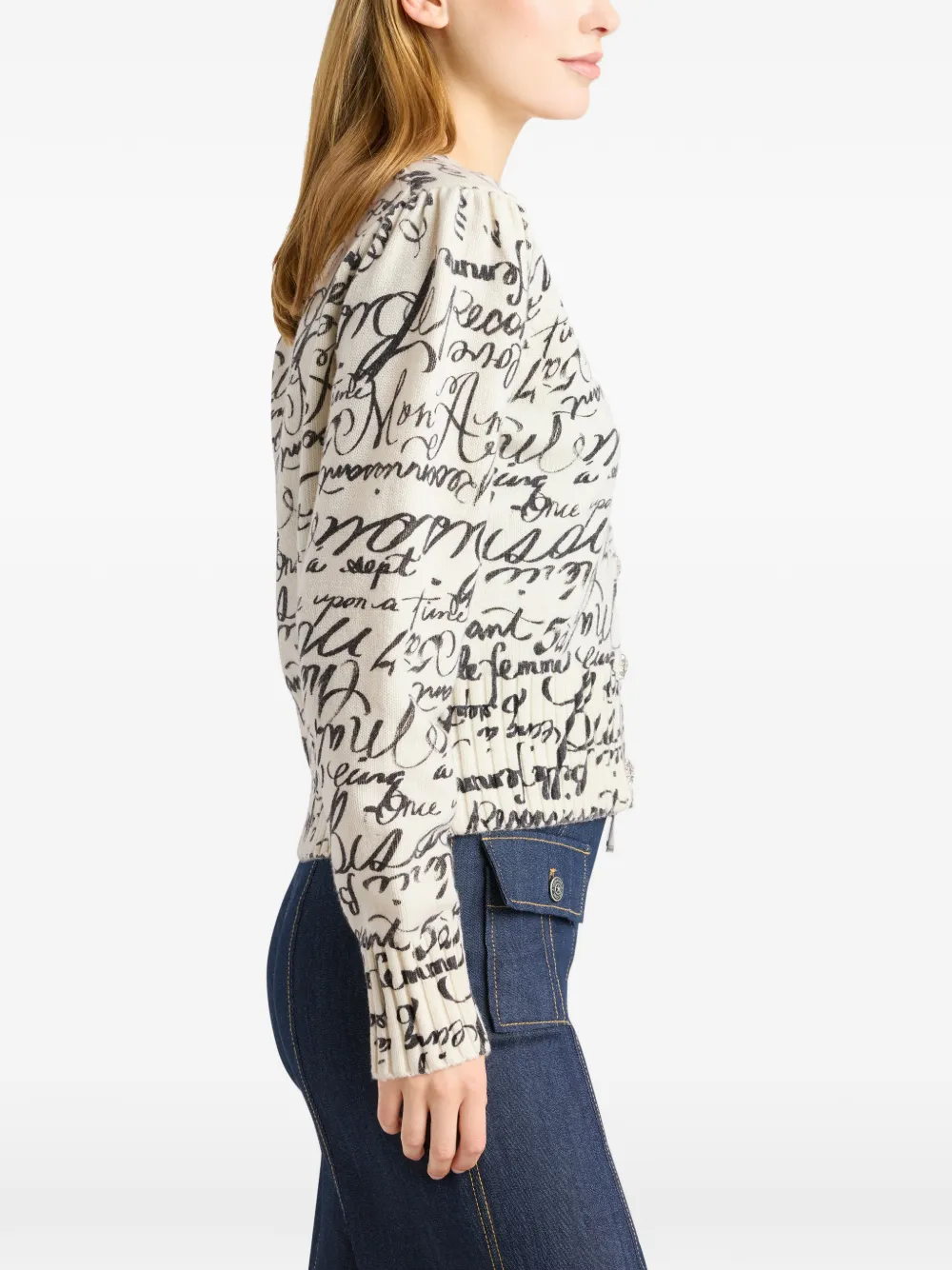  Cinq A Sept Love Journal Morgan Buttoned Cardigan - Neutrals 