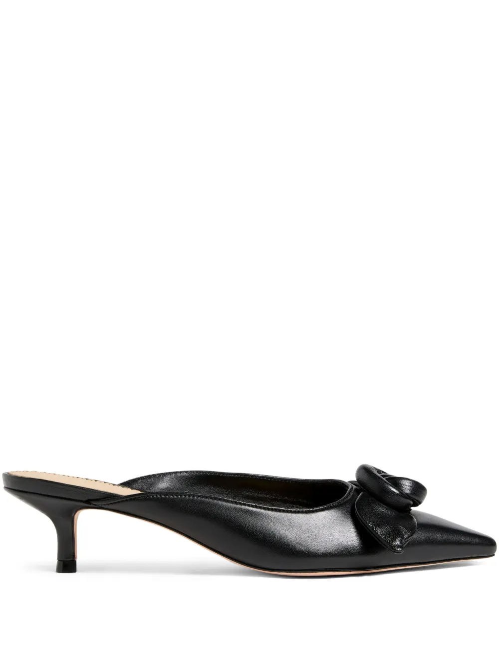 Cinq A Sept Mules Layla con tacco a rosa - Nero