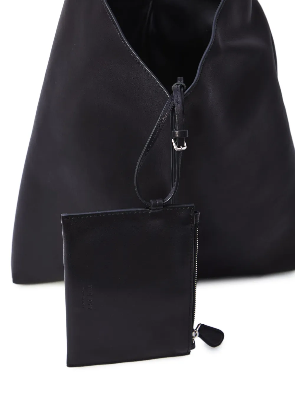 The Row Bindle kleine schoudertas met stikseldetail Zwart