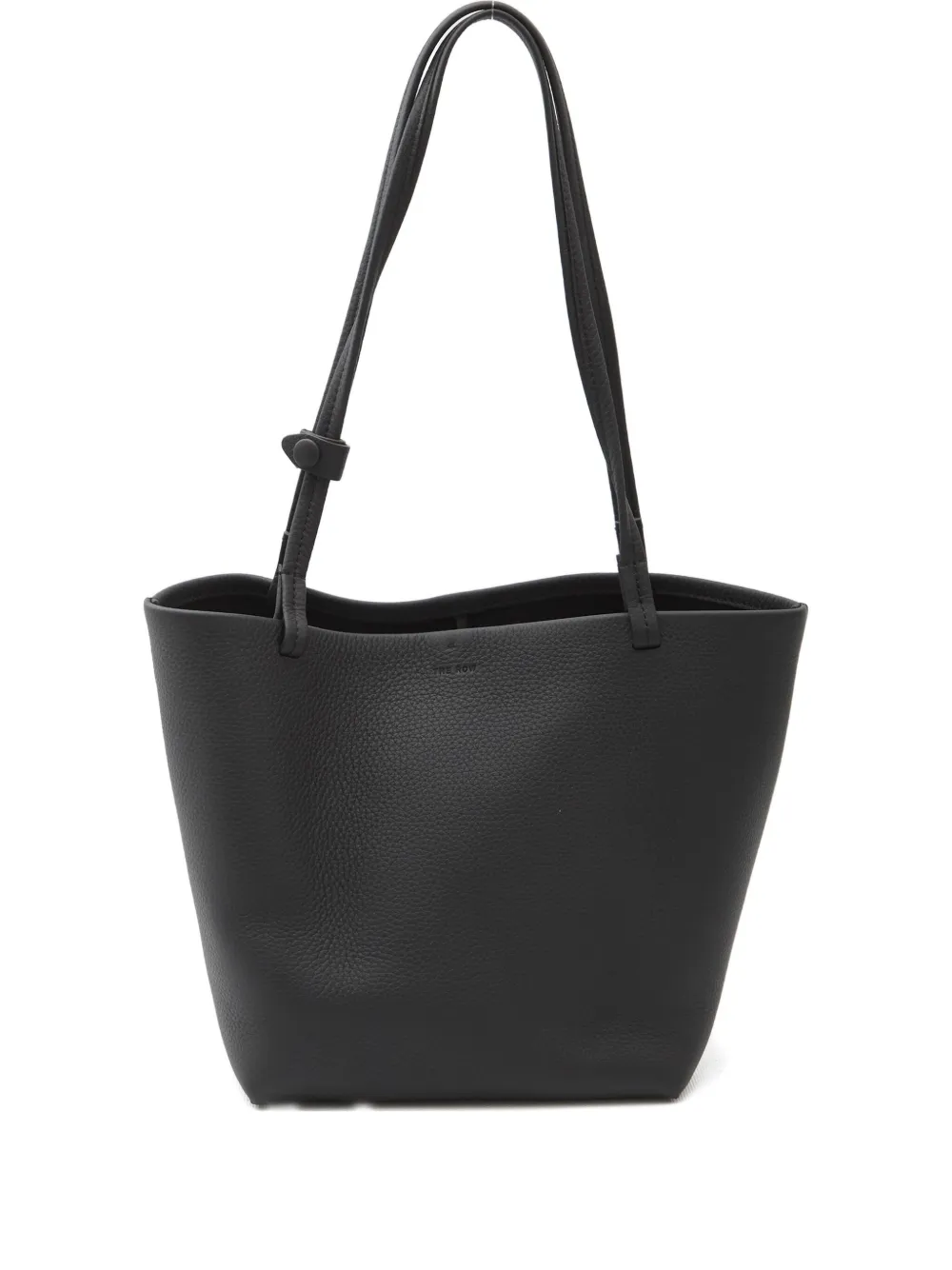 The Row medium Park leather tote bag - ブラック