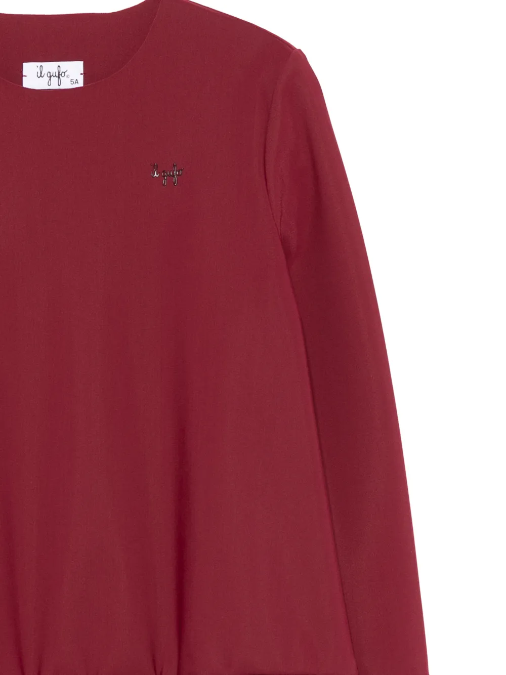 Il Gufo Long-sleeve Dress In Red