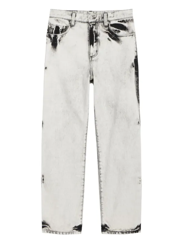 Proenza Schouler Ellsworth Jean Faded Jeans in Neutrals