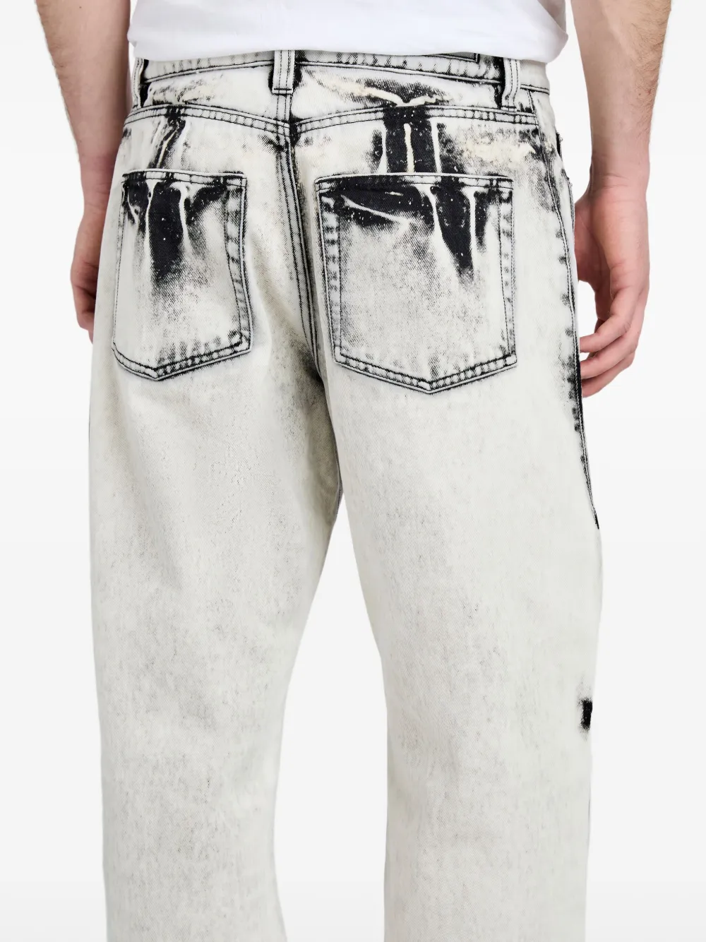 Proenza Schouler Ellsworth Jean jeans met vervaagd effect Beige