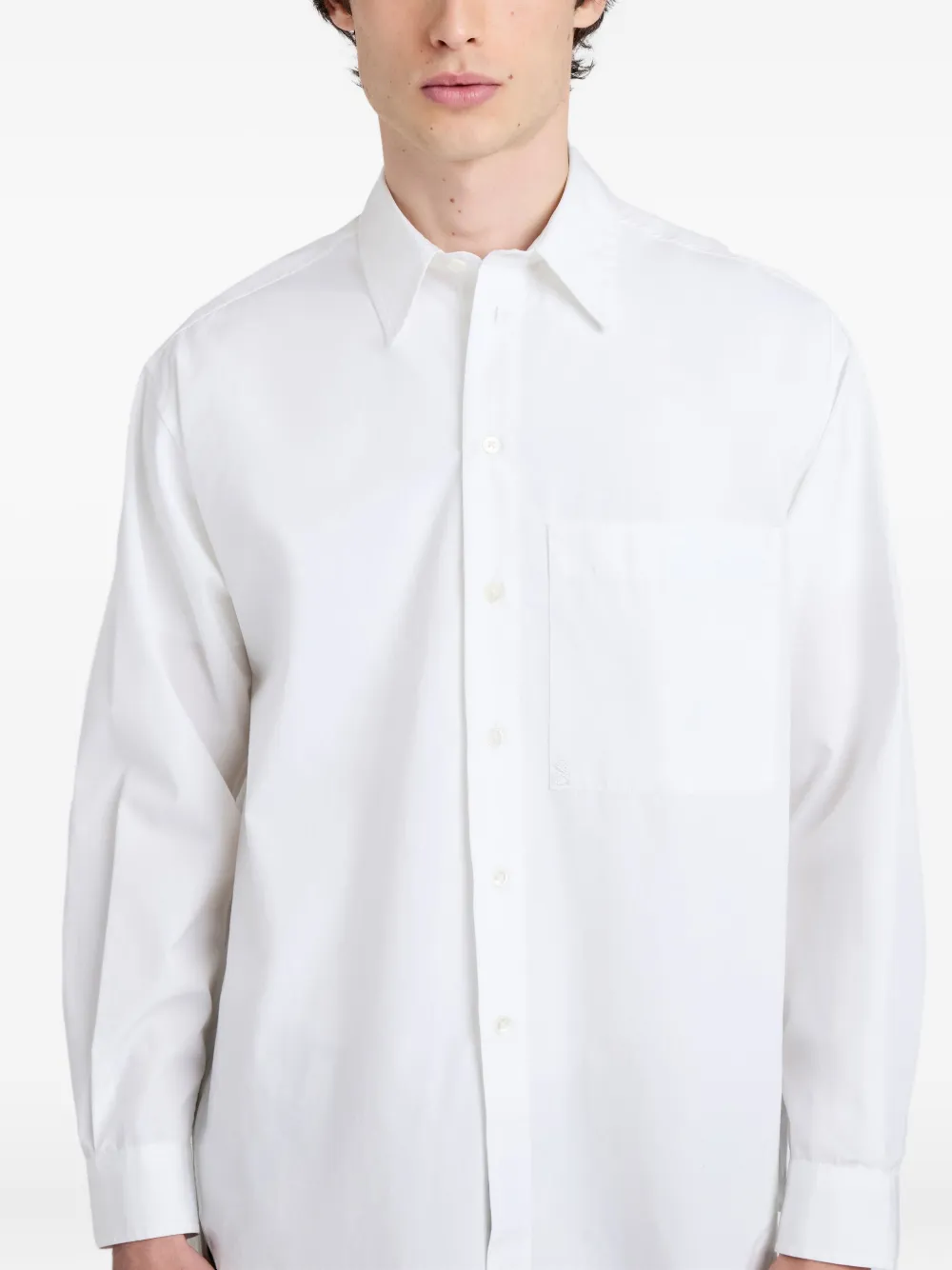 Proenza Schouler Simon popeline overhemd Wit