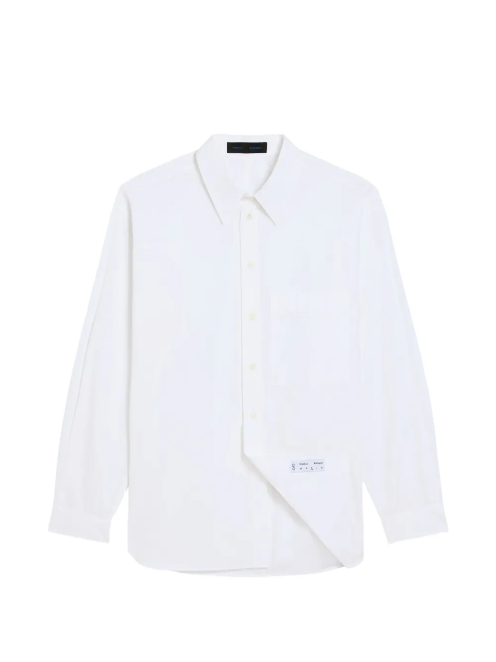 Proenza Schouler Simon popeline overhemd Wit