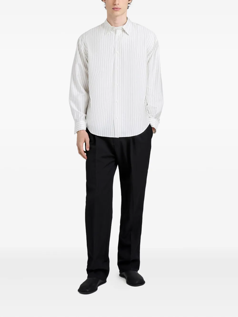 Proenza Schouler Louis striped shirt - Wit