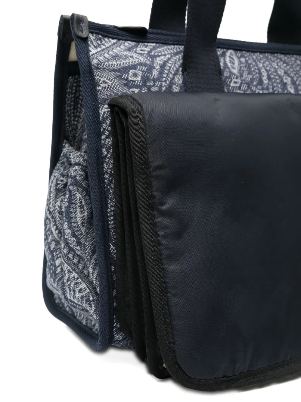 ETRO KIDS paisley-pattern chaning bag Blauw