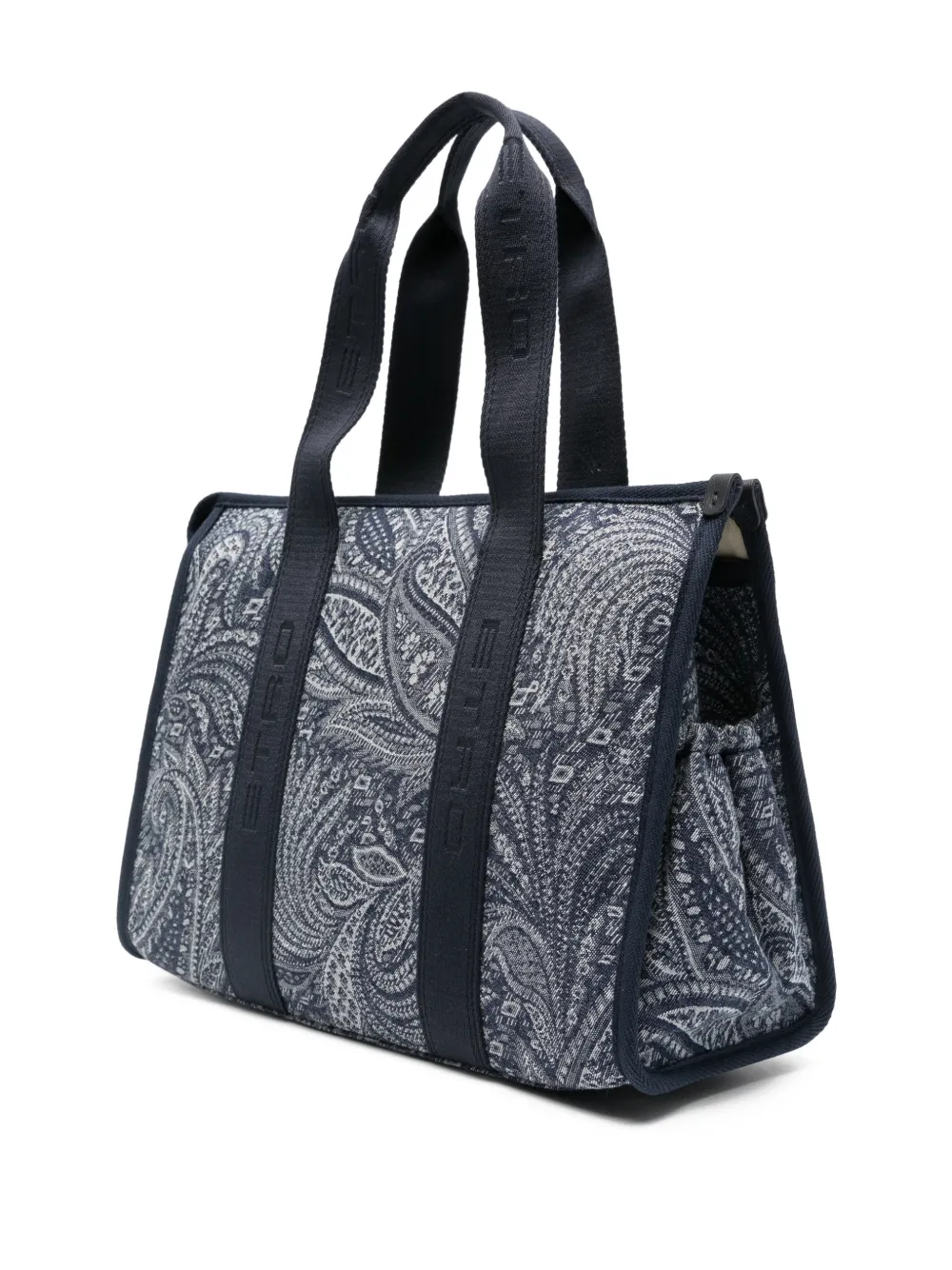 ETRO KIDS paisley-pattern chaning bag - Blauw