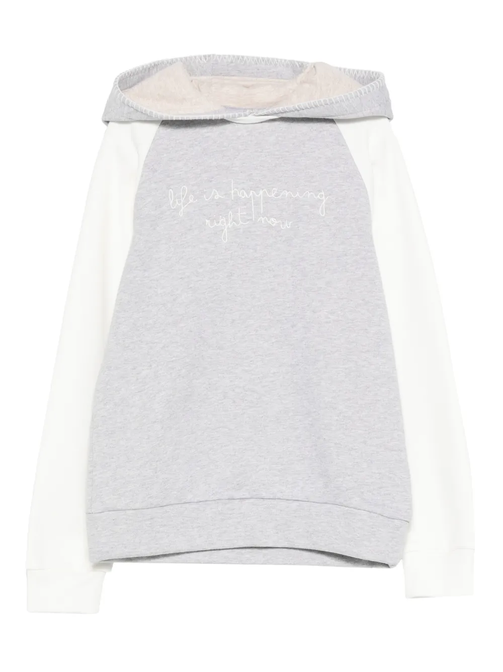 Eleventy Kids long-sleeve hoodie - Grigio