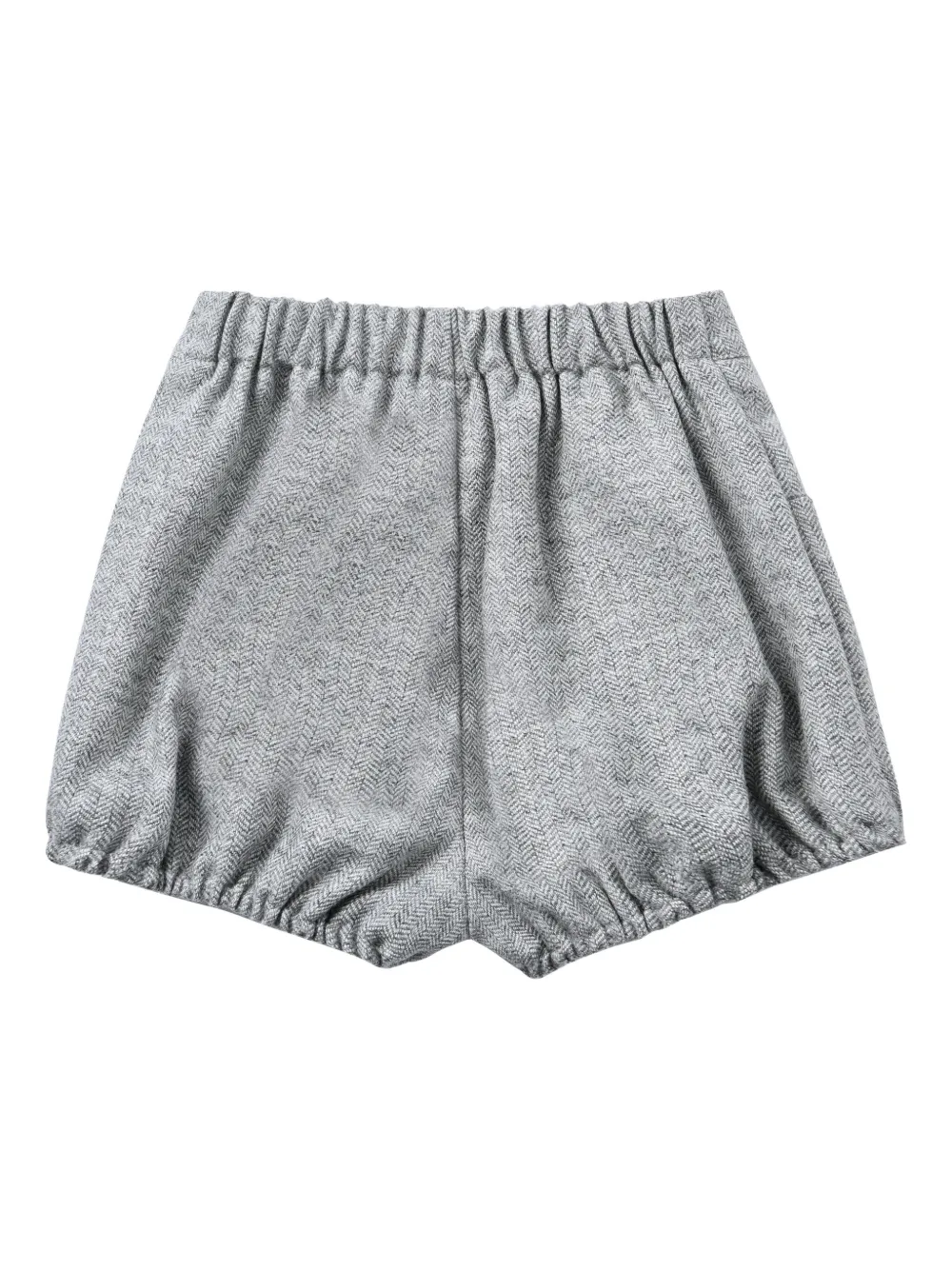 Moustache Shortsset met gesmockte tailleband Grijs