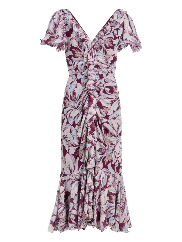 floral bustier midi dress Cartel Floral Bustier Midi Dress Black – Hollyhoque