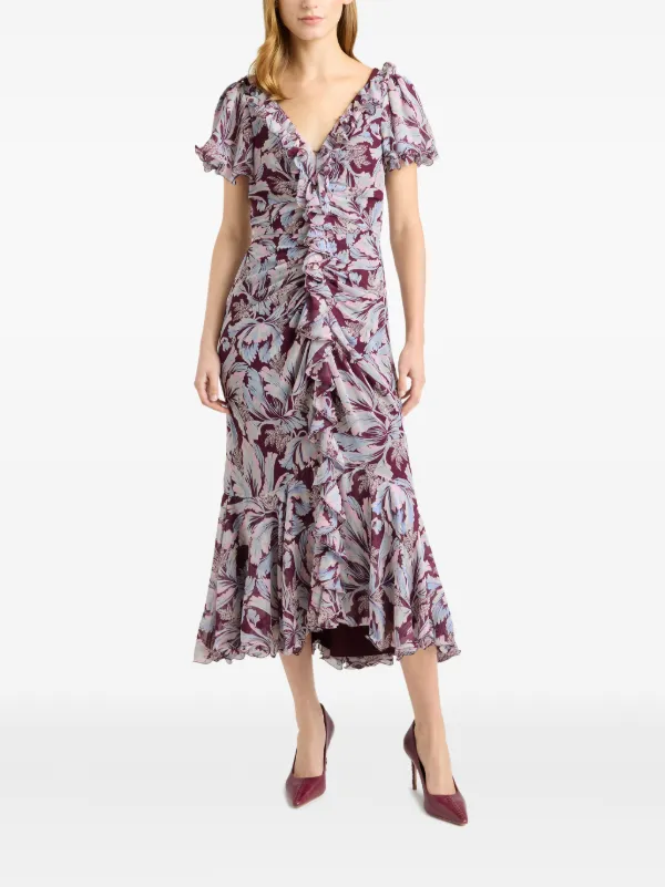 purple tulip dress Tulip Wrap Dress (Cotton)