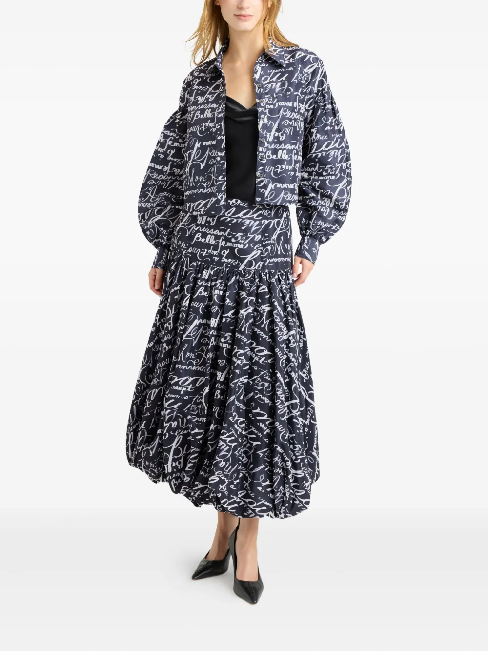 Cinq A Sept Love Journal Ellah rok - Zwart