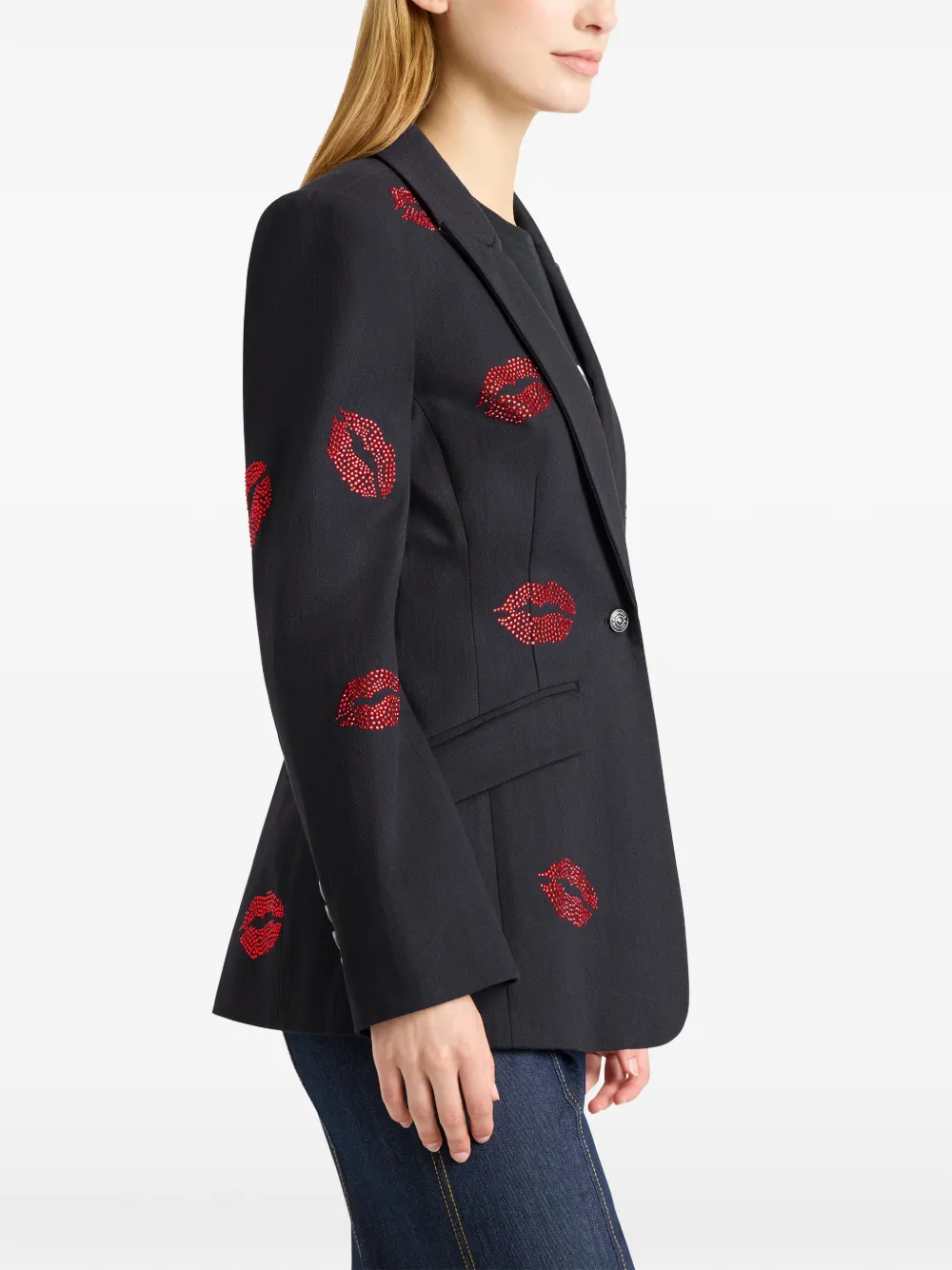  Cinq A Sept Cheyenne Kissing Blazer - Black 