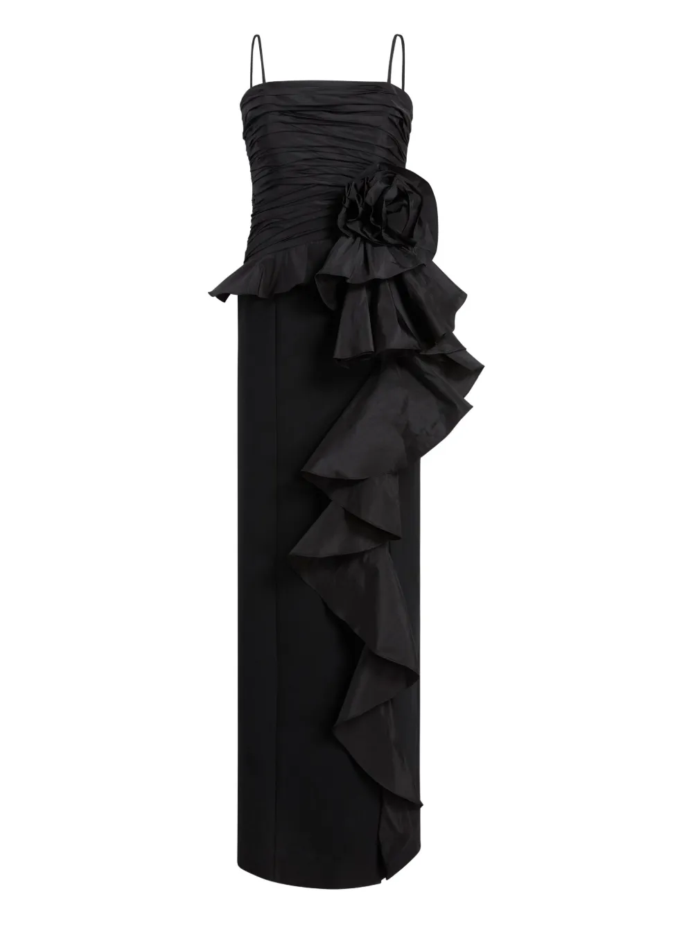 Cinq A Sept Abito da sera Liora a fiori - Nero