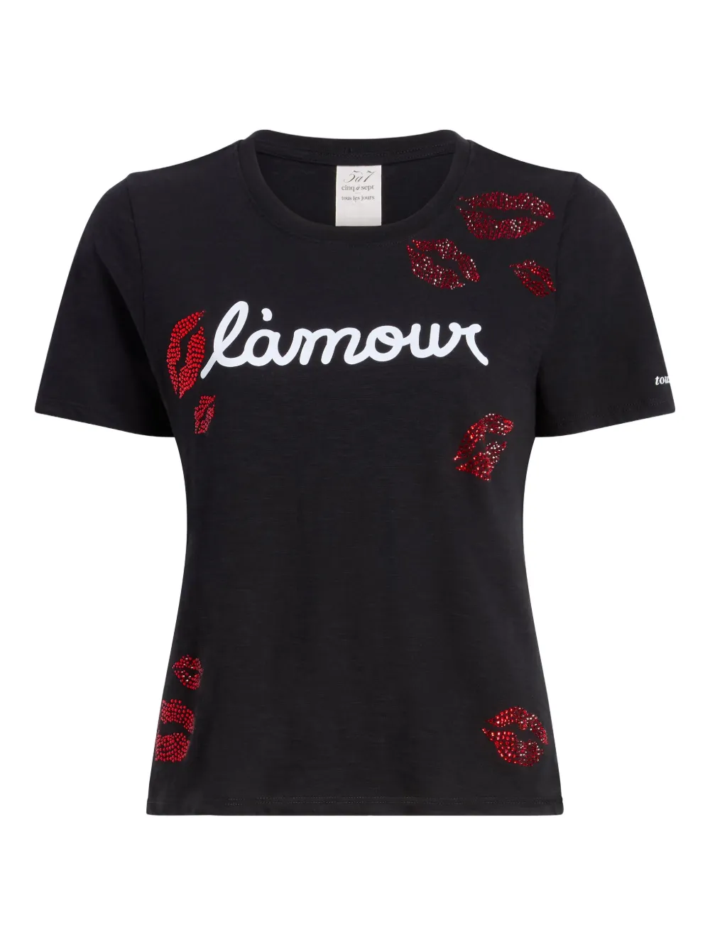 Cinq A Sept T-shirt con stampa - Nero
