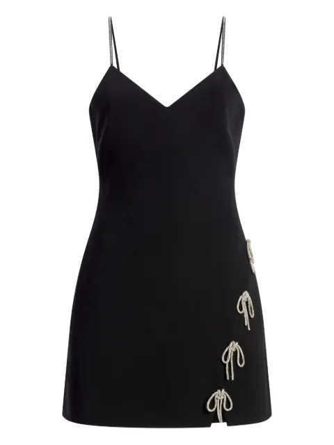 Cinq A Sept Corded rhinestone bow rella dress