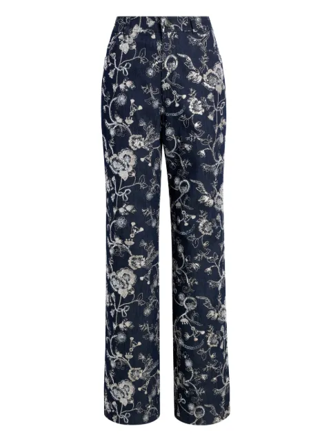 Cinq A Sept Nolita embroidered trousers