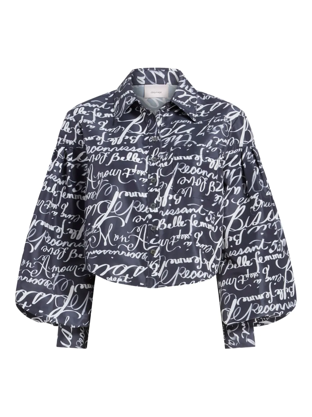 Cinq A Sept Top Journal Marceline - Blu