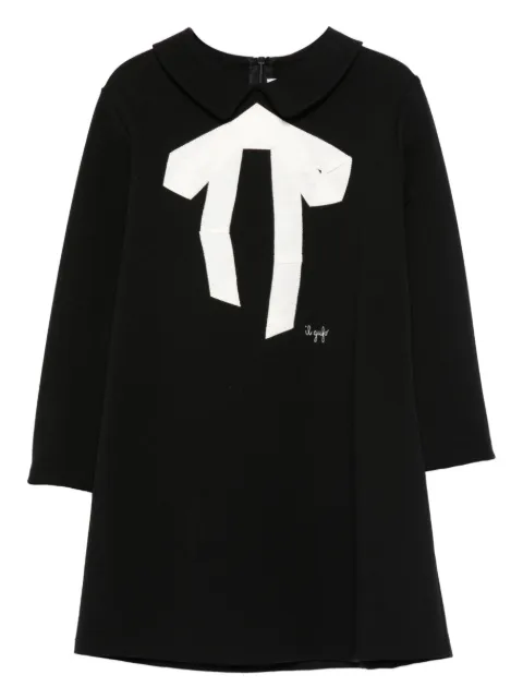 Il Gufo bow-appliqué dress