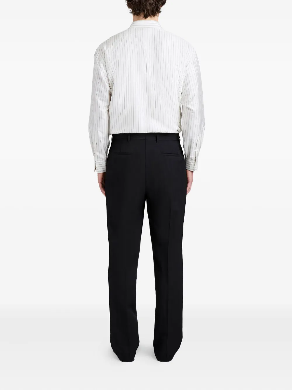 Proenza Schouler Michel geplooide broek Zwart