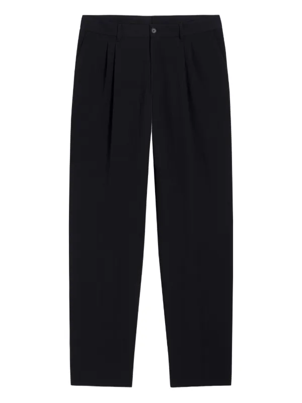 Proenza Schouler Michel Trousers in Wool Suiting in Black