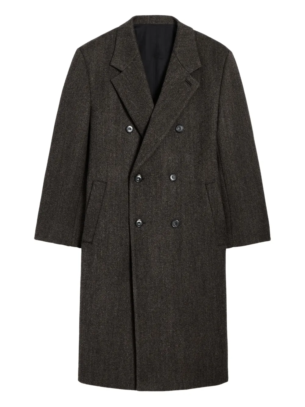 Proenza Schouler Orlando herringbone double-breasted coat - Grigio