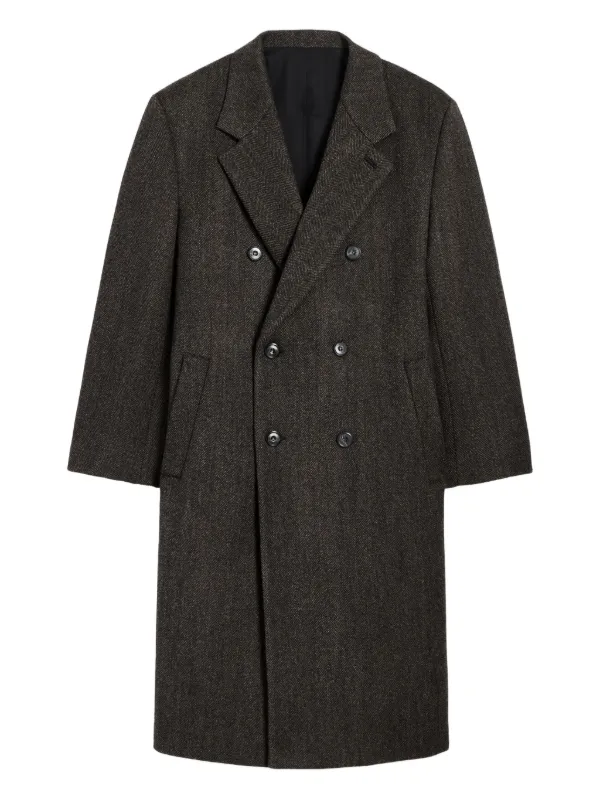 Proenza Schouler Orlando Coat in Wool in Grey