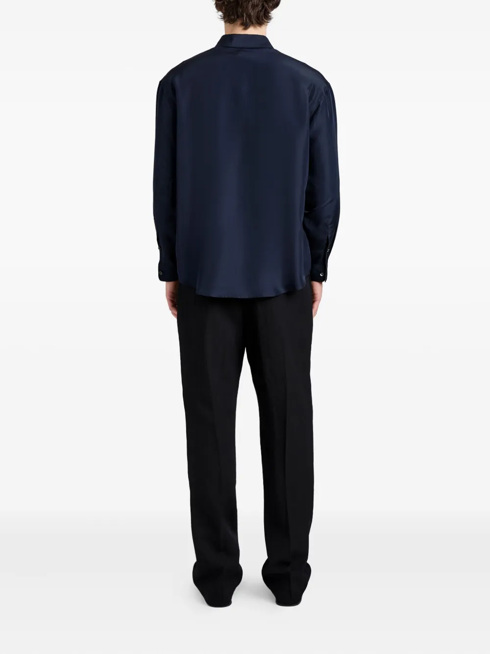 Proenza Schouler Louis overhemd met knopen Blauw