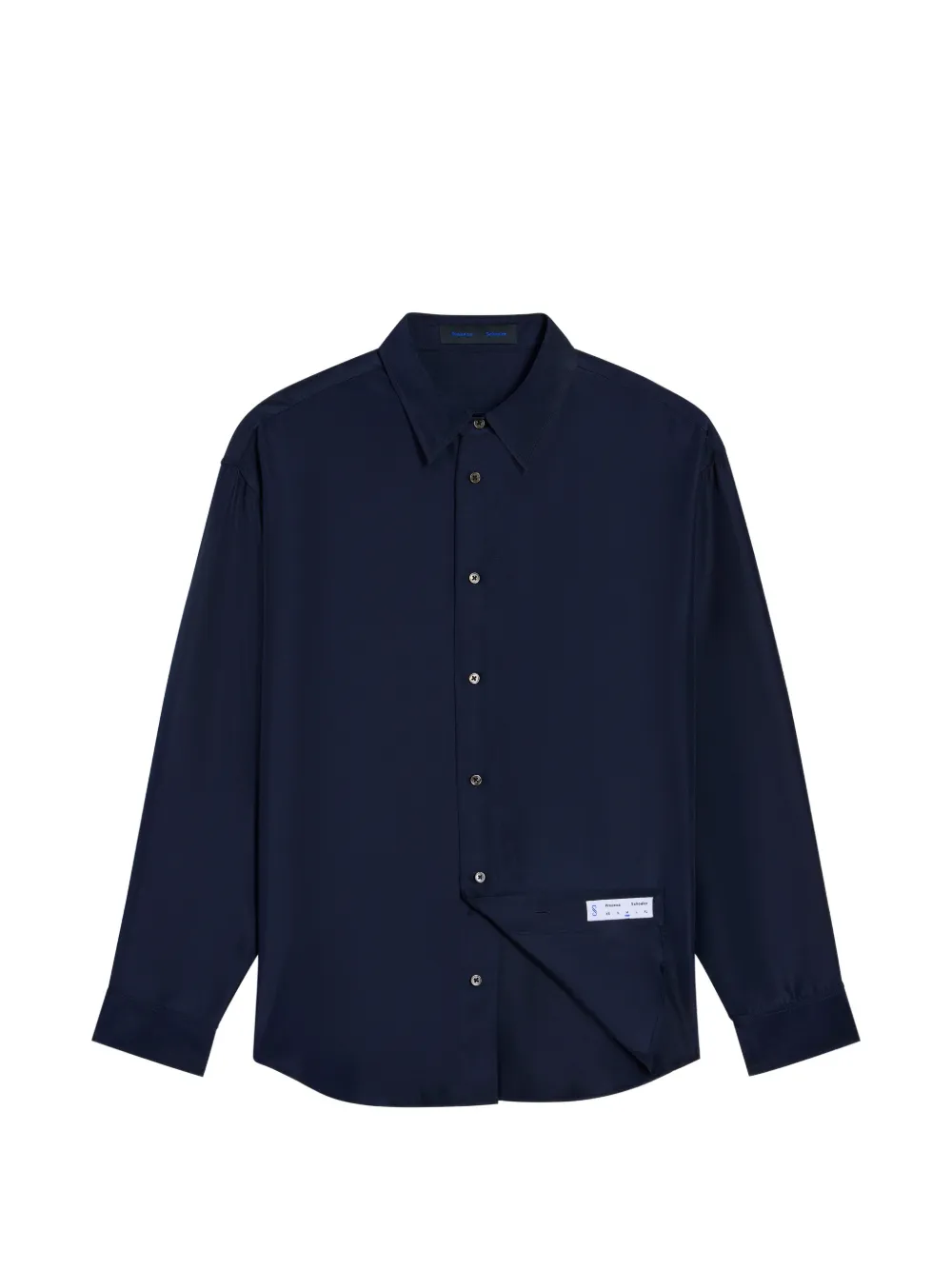 Proenza Schouler Louis overhemd met knopen Blauw