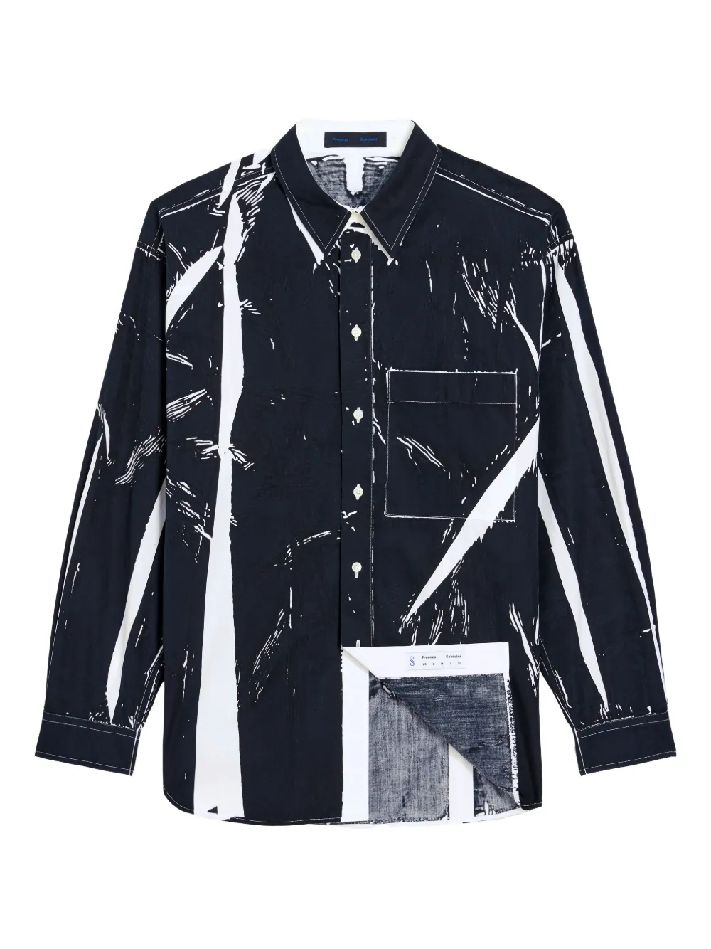 Proenza Schouler Simon print shirt | Black | Image 1