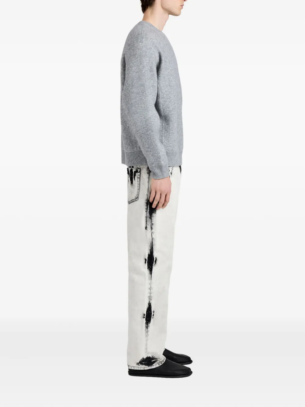 Proenza Schouler Zach trui met ronde hals Grijs